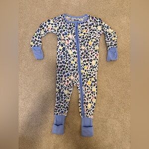 Little Sleepies Colorful Leopard Print Zippy